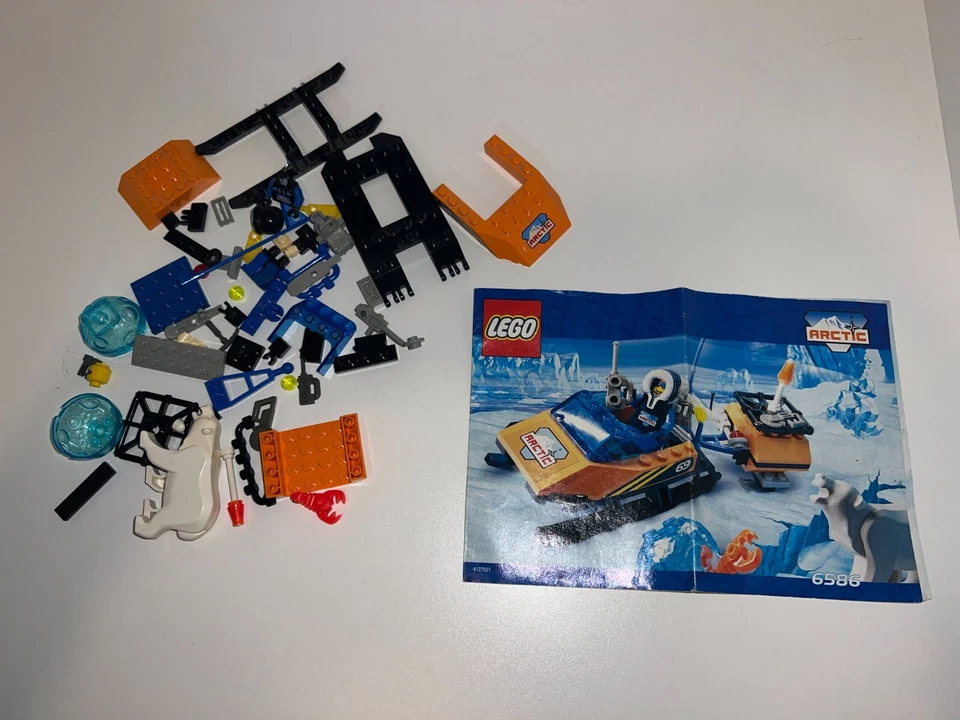 ВИНТАЖНЫЙ НАБОР LEGO Arctic Polar Scout 6586! СНЯТ С ПРОИЗВОДСТВА! 99% полный с руководством - Изображение 1 из 1