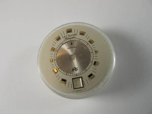 LECOULTRE NOS DIAL SET FOR CALIBER 916 EGG SHAPED MEMOVOX YELLOW CASE - Picture 1 of 5