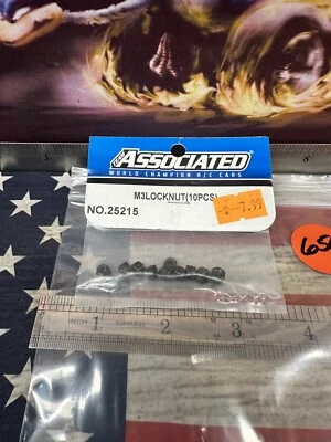 Team Associated 25215 Locknut: M3 X 10pc. - Image 1 of 4