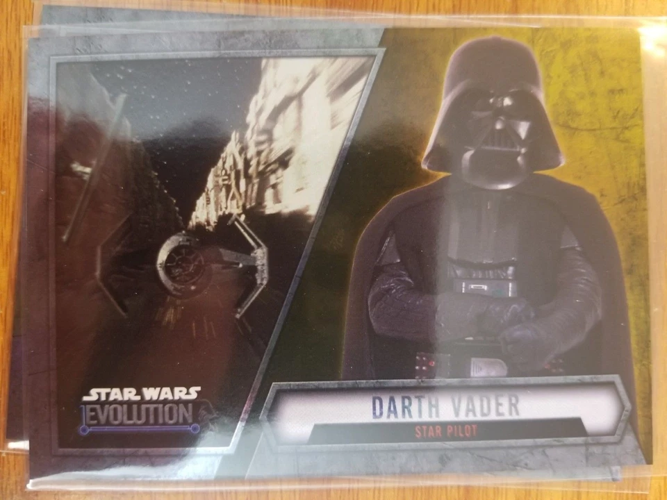 2016 Star Wars Evolution #8 Darth Vader GOLD #d 08/50 - Image 1 of 1