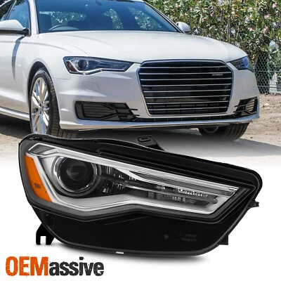 For 2016-2018 Audi A6 HID/Xenon Projector Headlight Passenger w/ Auto Leveling Foto 1 de 4