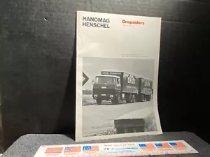 Brochure di vendita originale d'epoca 1970 Hanomag Henschel dropsider - Foto 1 di 6