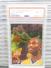 1996-97 Flair Showcase Kobe Bryant Row 0 Rookie Card RC #31 PSA 8 NM-MT Lakers