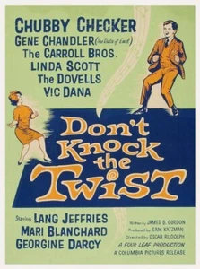 Historic Don't Knock The Twist 1962 Movie Advertising Postcard - Photo 1/2