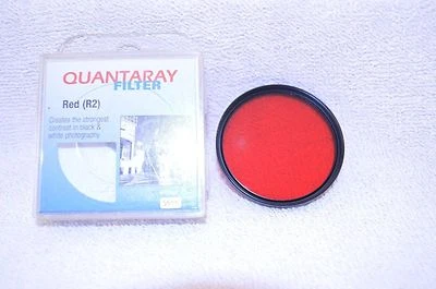 Quantaray 55 mm NEW Red (25A) Screw-In Filter Orig Pack Made Japan (Q-152) - Image 1 of 2
