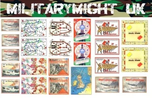 1/32 - 1/35 SCALE WW2 GERMAN BOARD GAMES PACK DIORAMA DECALS - Picture 1 of 1