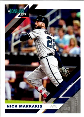 Nick Markakis 2019 Donruss #177 Atlanta Braves - Image 1 of 2