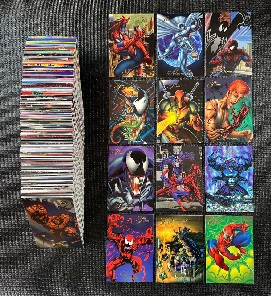 1994 Marvel Flair Annual - Complete Base Set - Near Mint / Mint + Bonus Inserts - Image 1 of 4