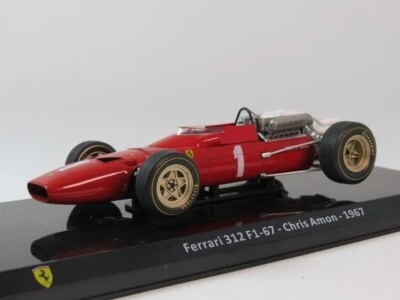 Ixo Die Cast F1 Ferrari 312 F1-67 #1 Chris Amon 1967 1/24 LAF1822 - Immagine 1 di 3