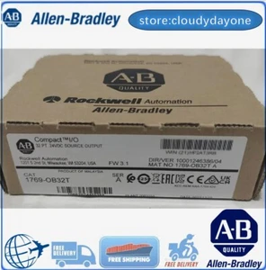 New Factory Sealed AB 1769-OB32T SER A Compact 32 Pt 24VDC Terminated D/O Module - Picture 1 of 4