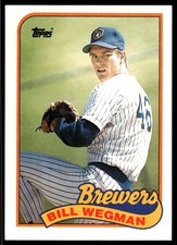1989 Topps Bill Wegman Milwaukee Brewers #768
