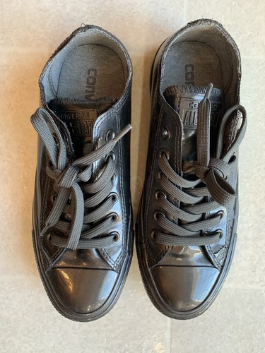 Scarpe da ginnastica donna Converse Chuck Taylor gomma metallizzata grigio sintetico taglia 6 5