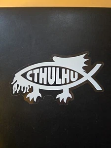 Two Funny Cthulhu vinyl stickers - Picture 1 of 2