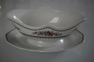 Hutschenreuther Sauciere Arabella Maria Theresia Porzellan Blumendekor - Bild 1 von 4