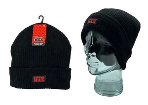 Cappello unisex uomo e donna foderato in pile termico a costine nero - Foto 1 di 1