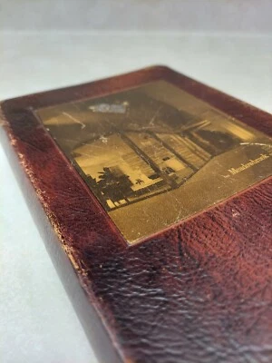 Executive Record Travel Guide 1964 USA Vintage Leatherbound Notebook Atlas Maps - Image 1 of 4