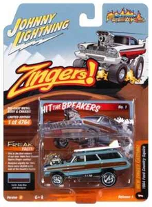 JLSP293B Johnny Lightning 1964 Ford Country Squire(Zingers) Light Blue, Wood Pan - Picture 1 of 1