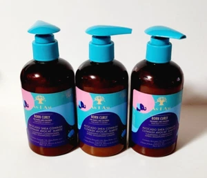 3 x AS I AM BORN CURLY Avocado Shea Cowash Coconut Oil Cleansing Conditioner 8oz - Picture 1 of 1