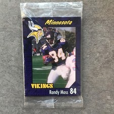 3 Card Randy Moss ROOKIE NIP Football BURGER KING '98 Minnesota Vikings Trading 