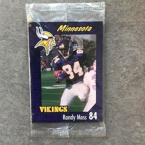 3 Card Randy Moss ROOKIE NIP Football BURGER KING '98 Minnesota Vikings Trading 
