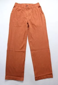 Halara Women's Stretchy Regular Straight Leg Denim Pants WR4 Orange Small NWT - Picture 1 of 4