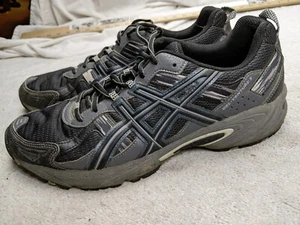 Asics Gel Venture 5 Herren 10,5 44,5 schwarz grau Laufschuh Jogging Mesh TN3N - Bild 1 von 9