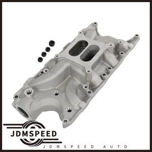 For Ford Small Block SBF 260 289 302 Dual Plane Satin Intake Manifold Aluminum - Picture 1 of 12