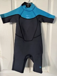 Toddler Wetsuit T 4 Sz 1-3 Billabong 3/4 Wetsuit - Picture 1 of 2