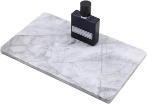 Rectangular Marble Vanity Tray for 10" x 1" x 4", Gray - Picture 1 of 6