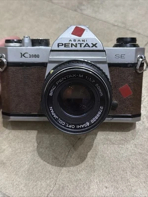 Cámara fotográfica Pentax K 1000 SE 35 mm SLR con lente de 50 mm enfoque manual ¡FUNCIONA MUY BIEN! Foto 1 de 4