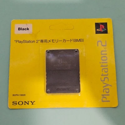 Sony PlayStation 2 Memory Card – 8MB – Black – SCPH-10020 – Official PS2 - Image 1 of 4