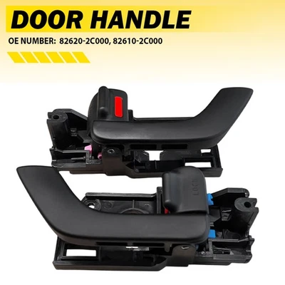 Pair For Hyundai Tiburon 2003-2008 Right Front/Rear Left Door Handle Set Inside - Imagem 1 de 4