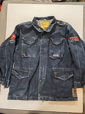Chaqueta vaquera vintage Pepe Jeans London parches logotipos Y2K talla 3XL Foto 1 de 4