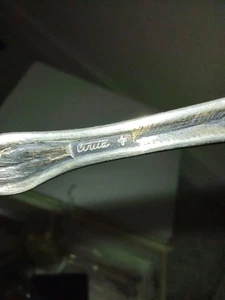 Cereta Silver Plated Cereal Spoon by Oneida Quaker Oats Promo Antique Poppy AD - Picture 1 of 11