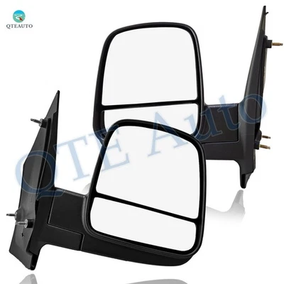 2P L-R Side Manual Foldaway View Mirror Dual Glass For 2008-2021 GMC Savana 3500 - Image 1 of 4
