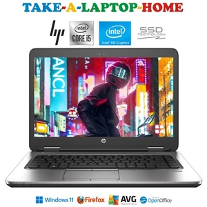 HP EliteBook i5 Laptop Premium HD 1600x900 Res 256Gb SSD 16Gb Ram Windows11 Pro - Picture 1 of 11