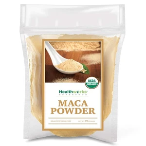 Maca orgánica en polvo cruda Healthworks Superfoods - 16 oz / 16 onzas (paquete de 1) - Imagen 1 de 9