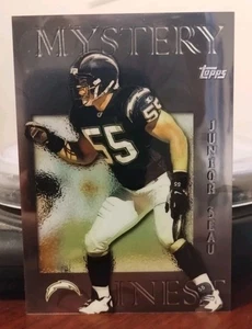 JUNIOR SEAU 1997 Topps Mystery Finest #M11 HOME VARIATION - San Diego Chargers - Bild 1 von 2