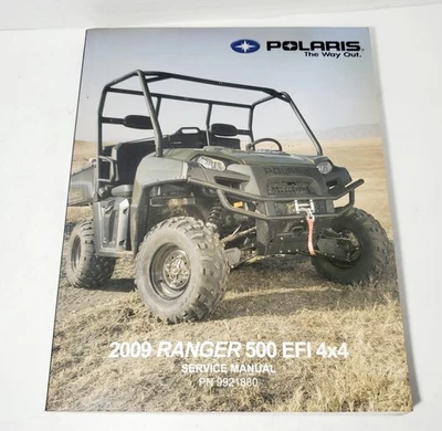 Polaris Ranger 500 EFI 2009 4x4 manual de servicio OEM 9921880 Foto 1 de 4
