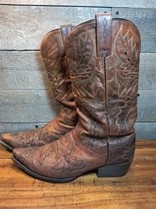 Dan Post MAD CAT SIDEWINDER Western Boots Brown DP 2233 SZ 10.5 D Mens - Picture 1 of 10
