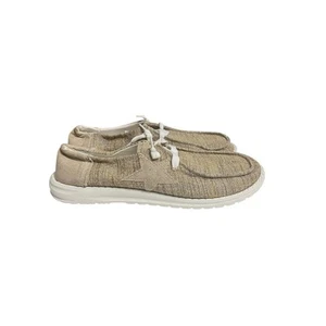 Gypsy Jazz Shoes Womens Size 11 Beige Lightweight Flexible LowTop LaceUp Sneaker - Picture 1 of 6
