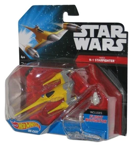 Star Wars Hot Wheels (2014) Starship Naboo N-1 Starfighter Modellino Giocattolo - Foto 1 di 2