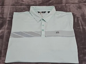 Travis Mathew NUEVA Camisa Polo/Golf Turquesa Brezo Cuestión de Opinión Talla 3XL - Imagen 1 de 17