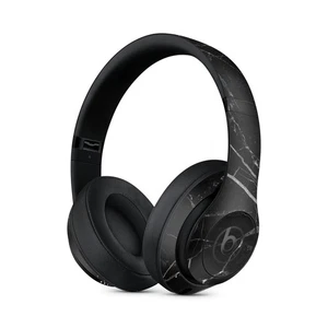 Black Marble Skin for BEATS Headphones Solo Pro Studio Wrap Cover Decal Sticker - Imagen 1 de 3
