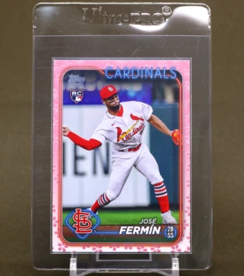 Jose Fermin Topps Japan Edition cherry blossoms #181 Major League Baseball 33/99 - Image 1 of 4