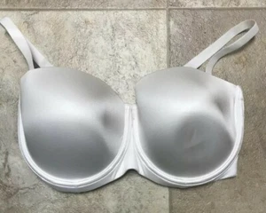 2 x 36DDD Lightly Lined Bra Convertible New Fresh White Retail Tagged 16.99 Per - Picture 1 of 3