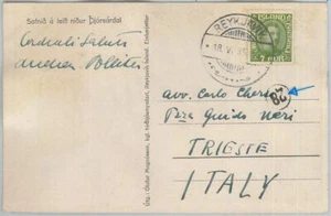 75304 - ISLA Islandia - Historia Postal - POSTAL a ITALIA 1935 - Imagen 1 de 1