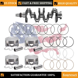 G4NA Engine Crank shaft & Piston w/ Ring Set for Hyundai Elantra Kia Forte 2.0L - Picture 1 of 20