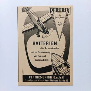 1961 Pertrix Licht Radio Batterien VARTA Werbeanzeige Werbung Reklame Print Ad - Bild 1 von 1