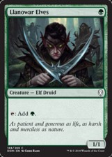 4x Llanowar Elves NM-Mint, English Dominaria MTG Magic